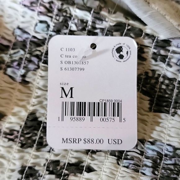 NWT FREE PEOPLE WEEKEND PLANS BODYSUIT COMBO TEA MEDIUM - Picture 11 of 11